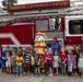 Sparky Visited the Moody Air Force Base Library for Story Time