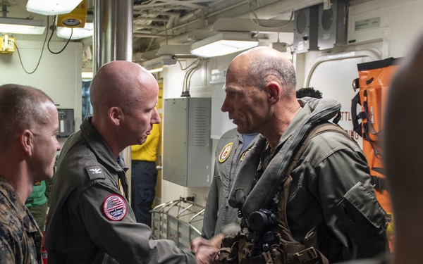 America is underway conducting routine operations in the eastern Pacific.