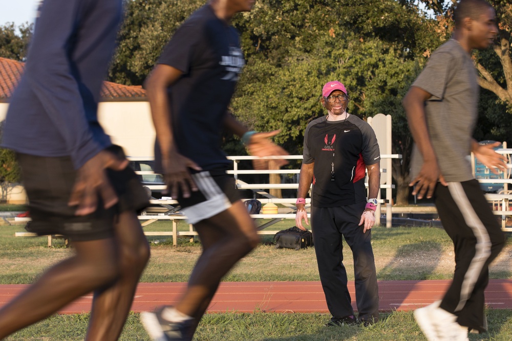 Tony Lightner, despite health hurdles, has trained kids in track and field for free since 2006.