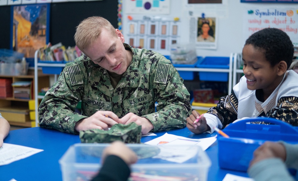 TSC Students and Staff Volunteer at Local School