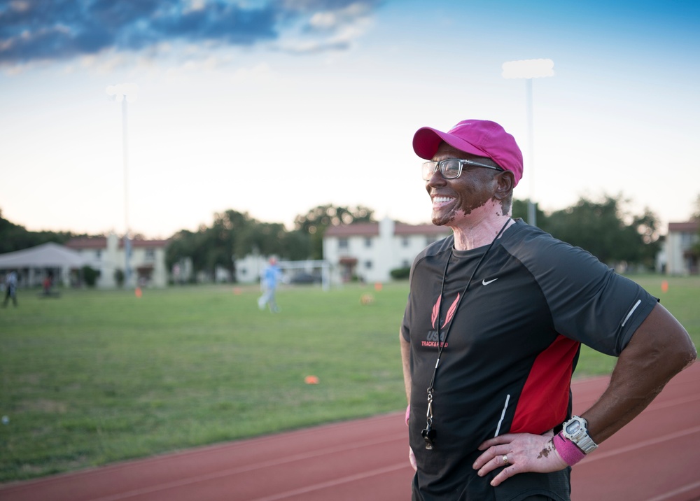 Tony Lightner, despite health hurdles, has trained kids in track and field for free since 2006.