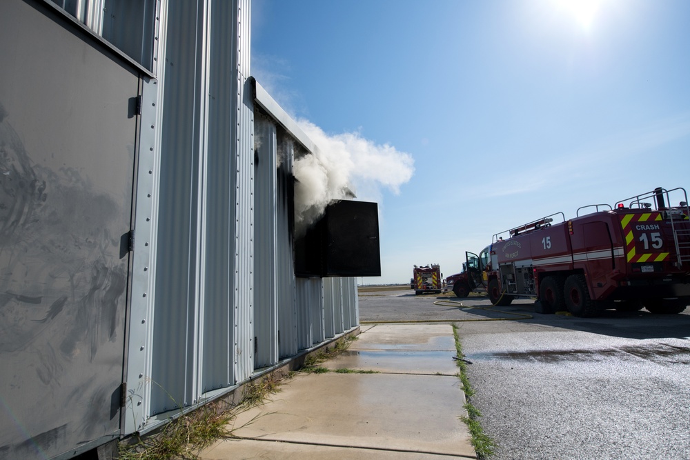 Burn House, here come the firefighters