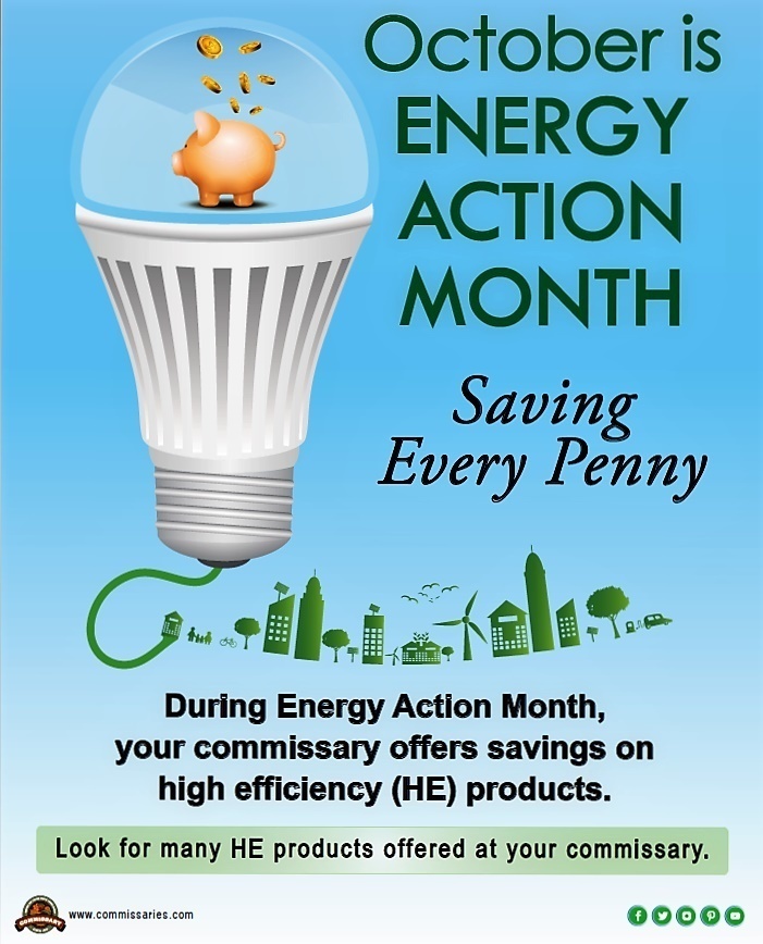 Saving watts: Commissaries highlight products that conserve energy