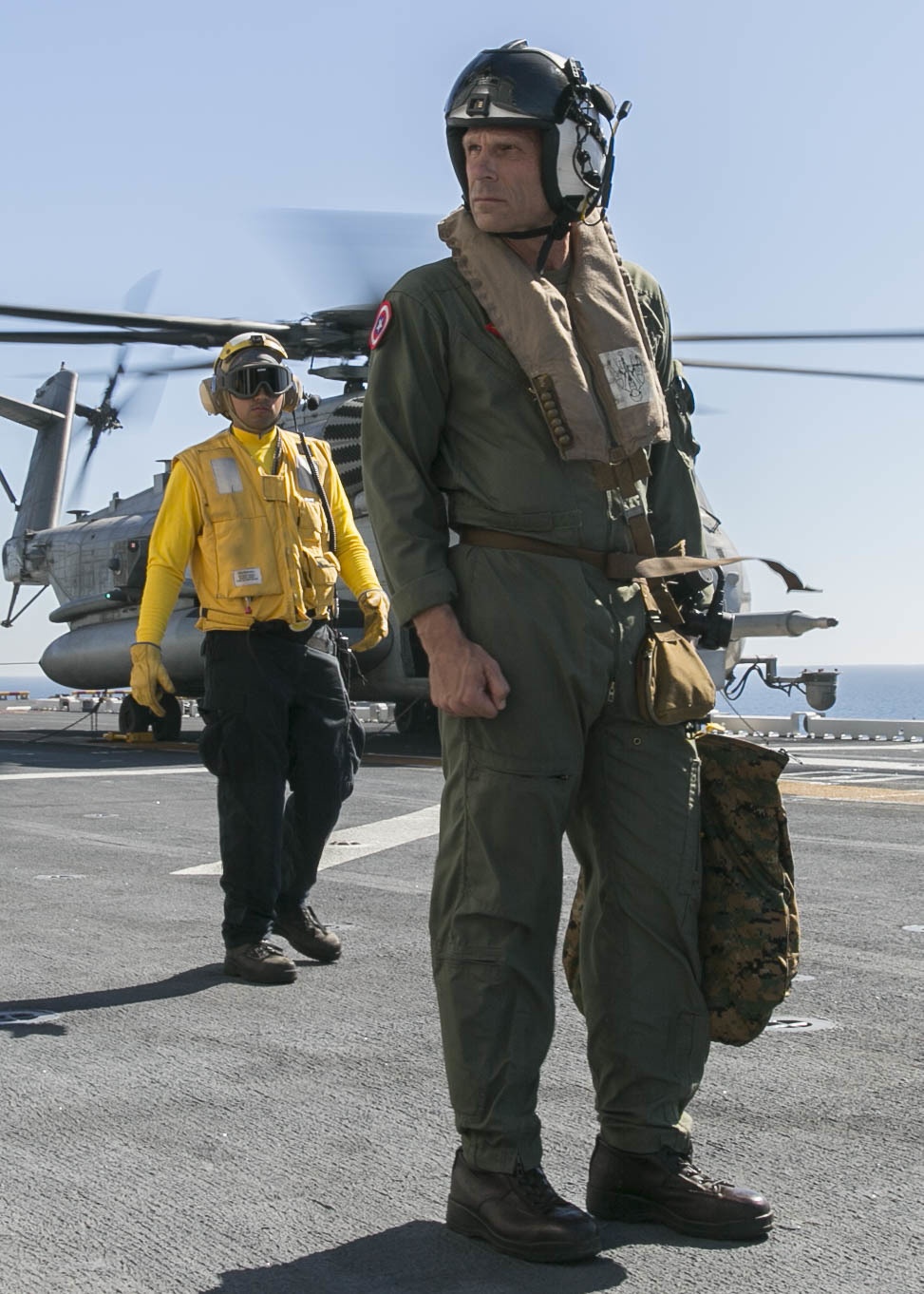 3rd MAW CG Tours USS America