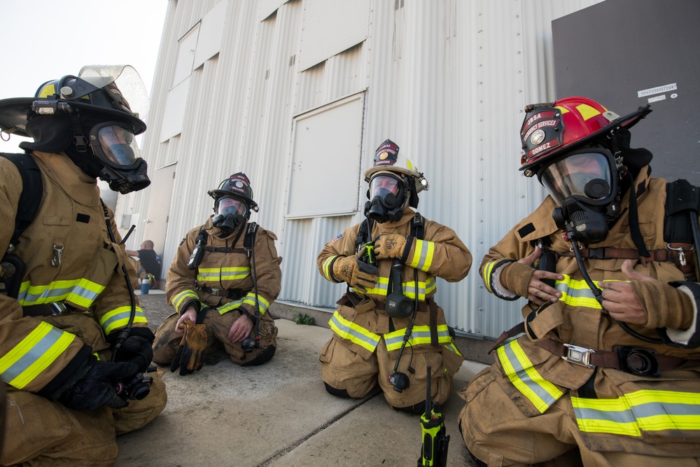 Burn House, here come the firefighters