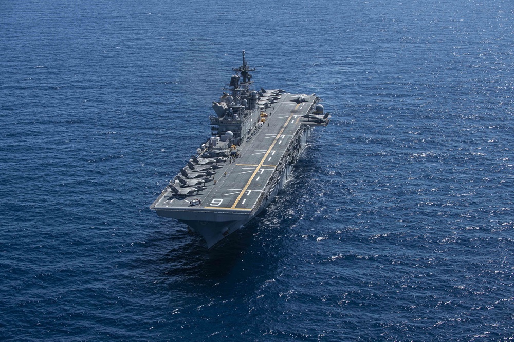 America is underway conducting routine operations.
