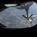 KC-135 Stratotanker Refuels F-16 Fighting Falcon