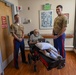 Sailors and Marines Volunteer At Veterans Association Hospital