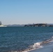 HMAS Brisbane transits the San Francisco Bay
