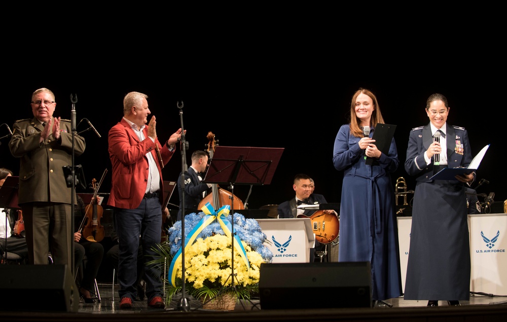 USAFE Jazz Band in Ukraine - L'viv National Opera Concert