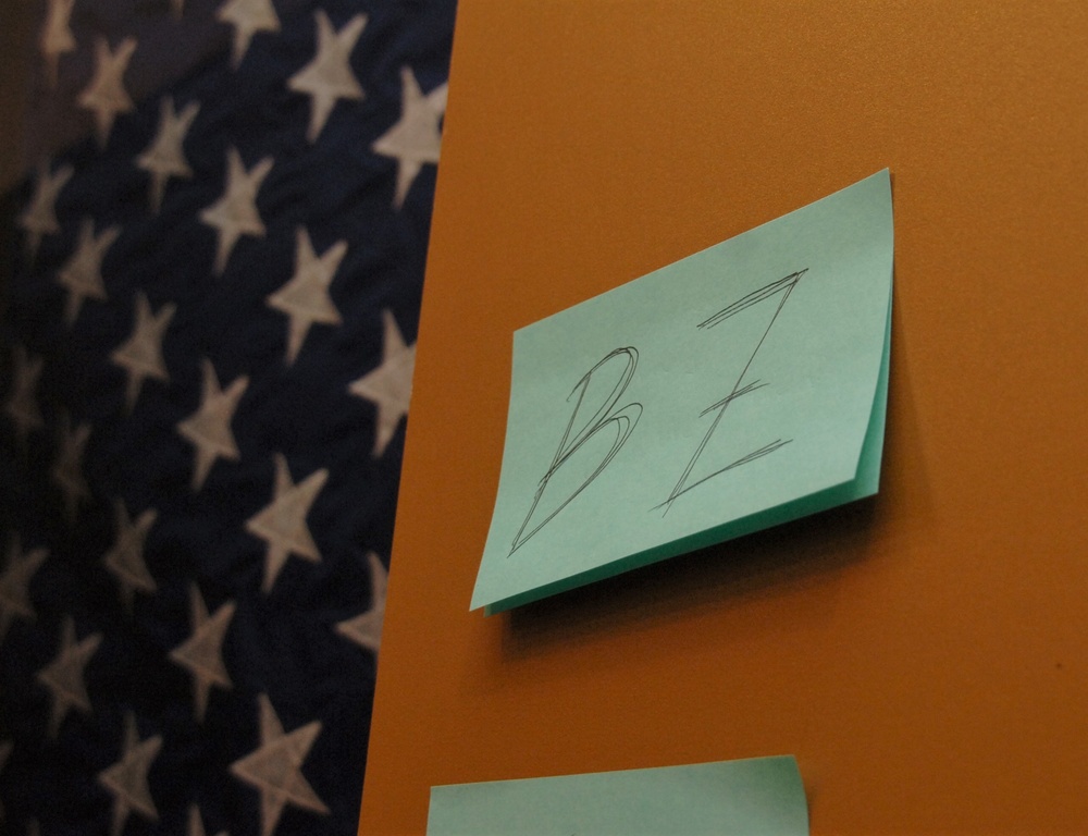 Comments wall at Naval Museum's new exhibit