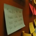 Comments wall at Naval Museum's new exhibit