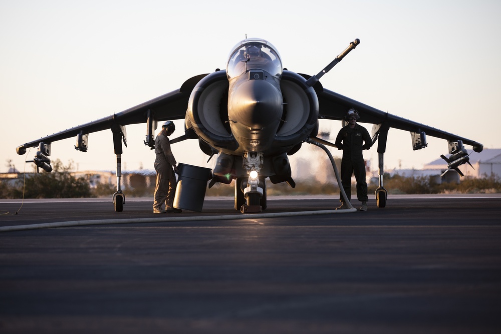 AV-8B Harrier II Plus Refueling