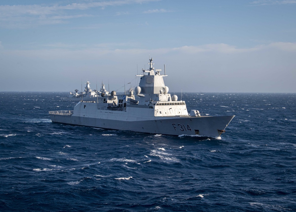 HNoMS Thor Heyerdahl Conducts a Photo Exercise