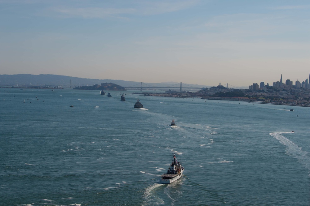 2019 San Francisco Fleet Week Parade of Ships