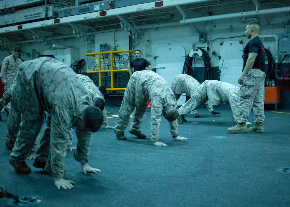 MAI course culminating event aboard the USS Boxer (LHD 4)