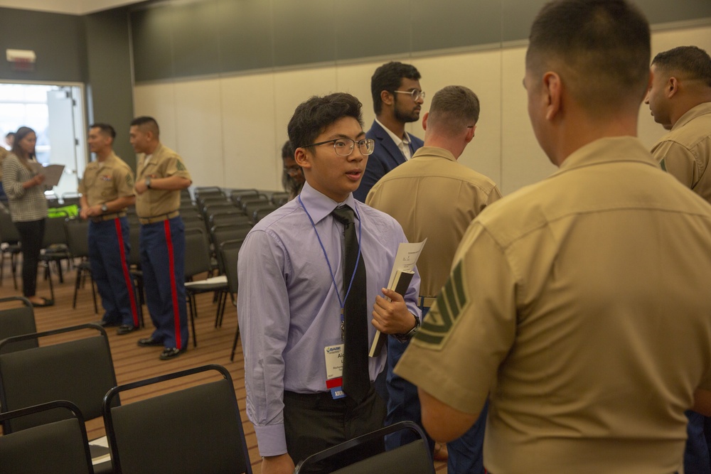 Marines host Cyber Security Panel at the Society of Asian Scientists and Engineers National Conference