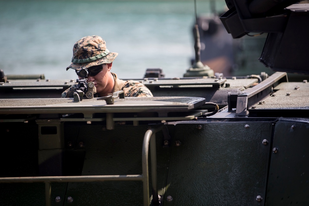 Philippine Marines, US Marines, JGSDF soldiers conduct AMPHIBEX during KAMANDAG 3