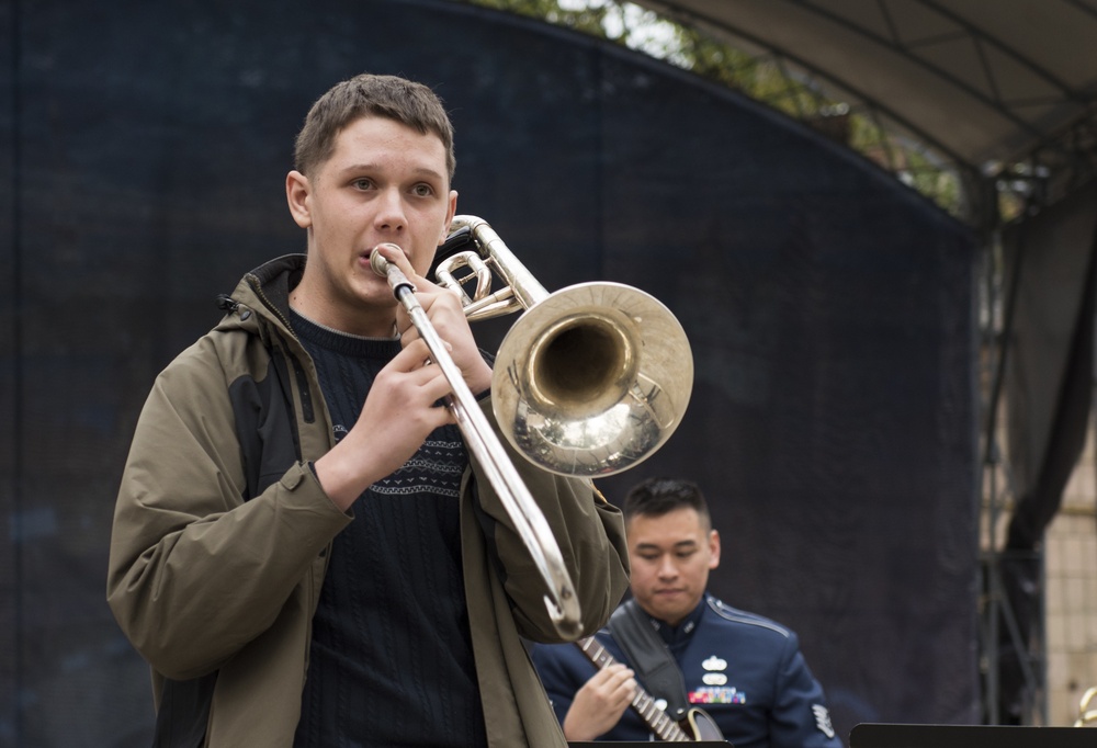 USAFE Jazz Band in Ukraine - Ivano-Frankivsk Master Class and Jam Session