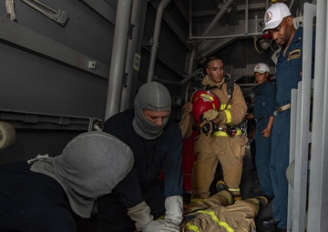 USS WAYNE E. MEYER (DDG 108) General Quarters Drill October 5, 2019