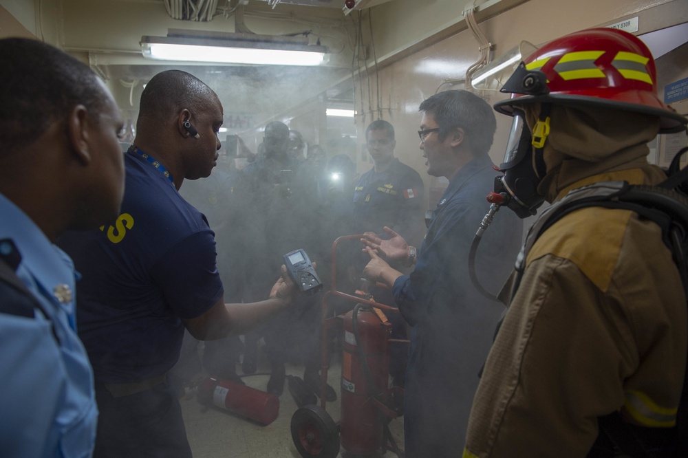 USNS Comfort Conducts Fire Drill