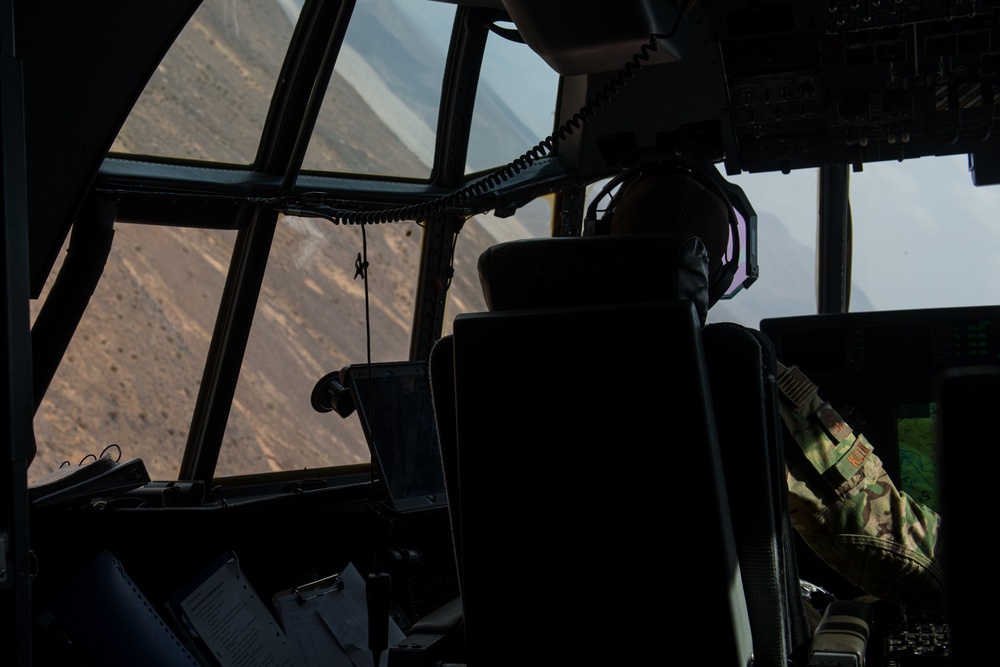 75th Expeditionary Airlift Squadron and 82nd Expeditionary Rescue Squadron HALO jump