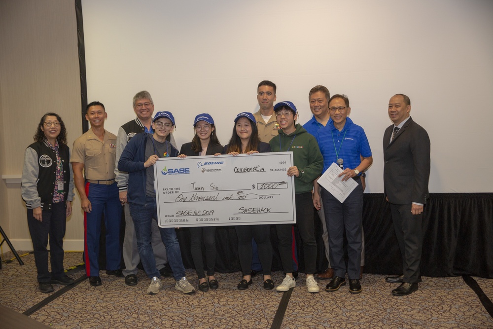 Marines host a scenario hack competition at the Society of Asian Scientists and Engineers National Conference