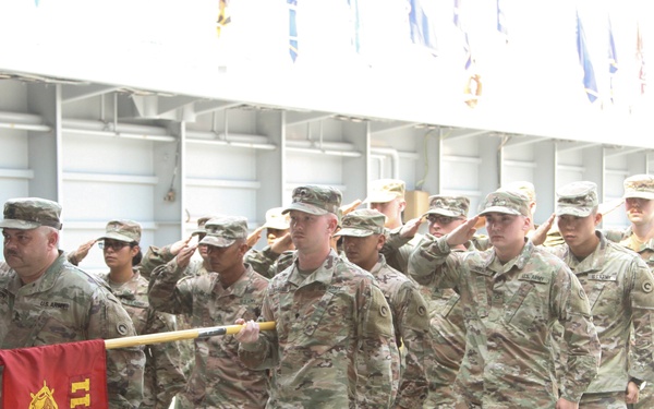 411th Transportation Detachment Change of Command