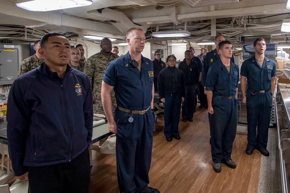 John P. Murtha Celebrates 244th Navy Birthday