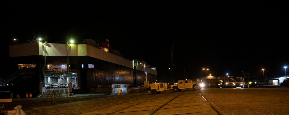 2ABCT makes historic landing in the Port of Vlissingen
