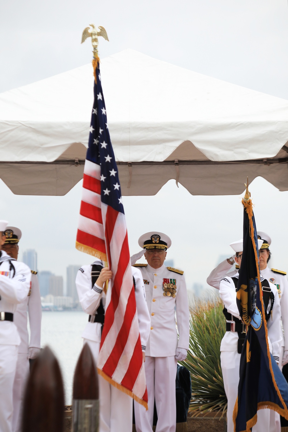 Rear Adm. Mark Bipes Retires after 37 Years of Service