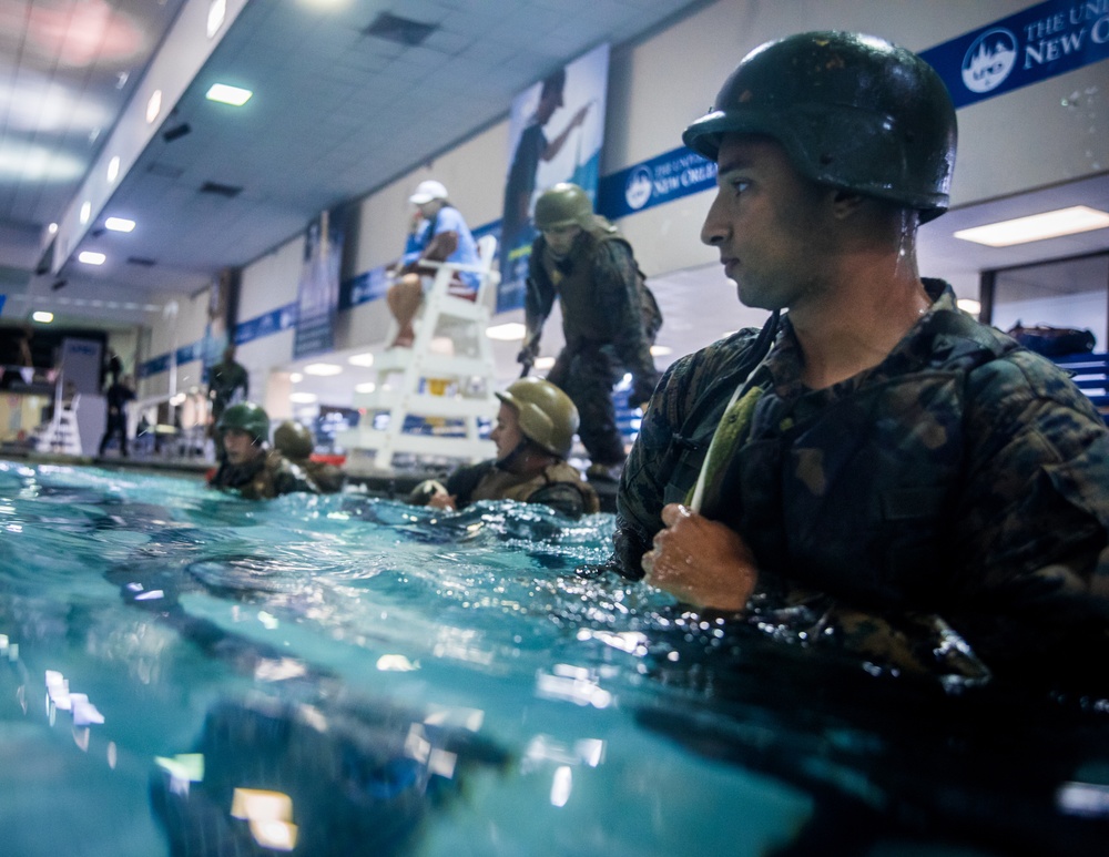 MARFORRES Marines conduct Swim Qualfication