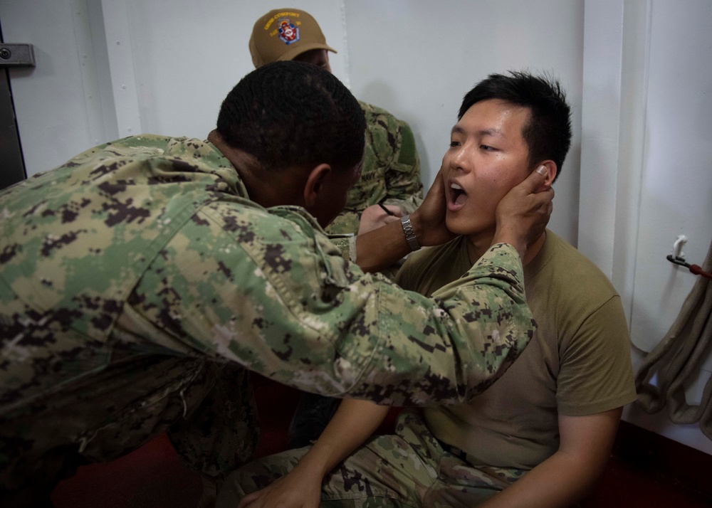 USNS Comfort Conducts Mass-Casualty Drill