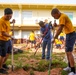 Military Members Clean Up Guahan Academy Charter School