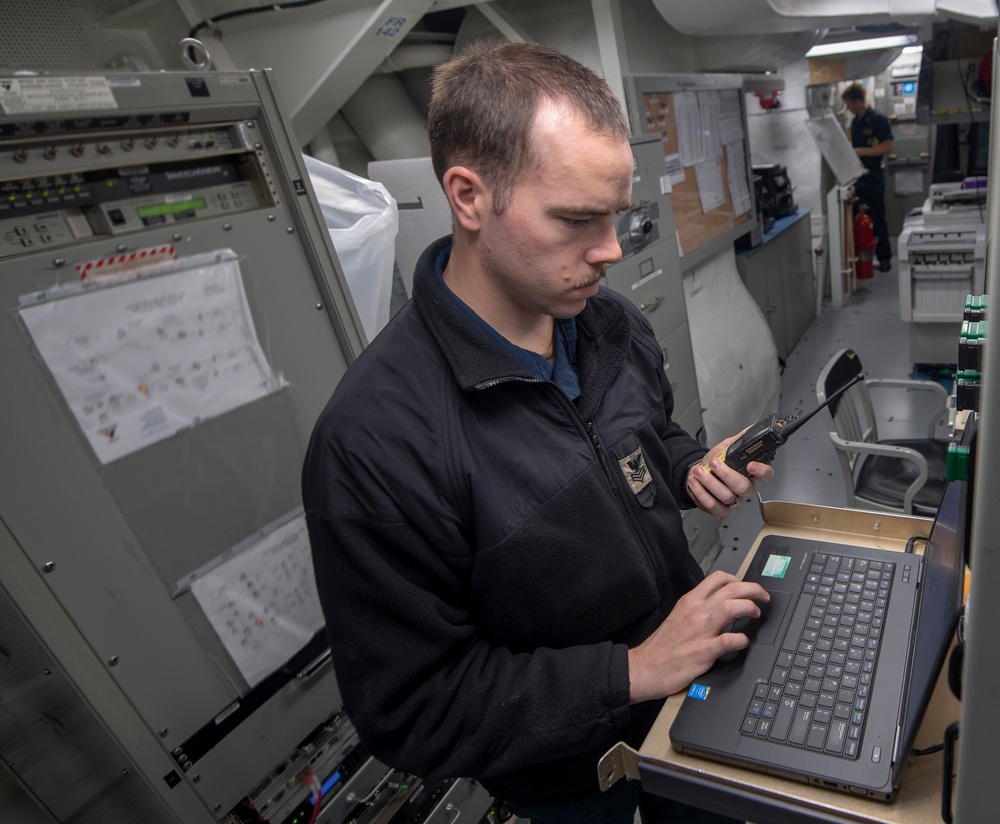 USS Wayne E. Meyer Underway October 9 Operations, 2019
