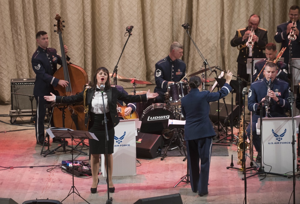 USAFE Jazz Band in Ukraine - Chernivtsi Concert