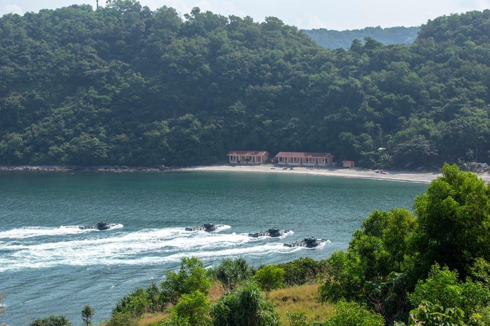 U.S. Marines participate at Marine Base Gregorio Lim, Ternate, Philippines