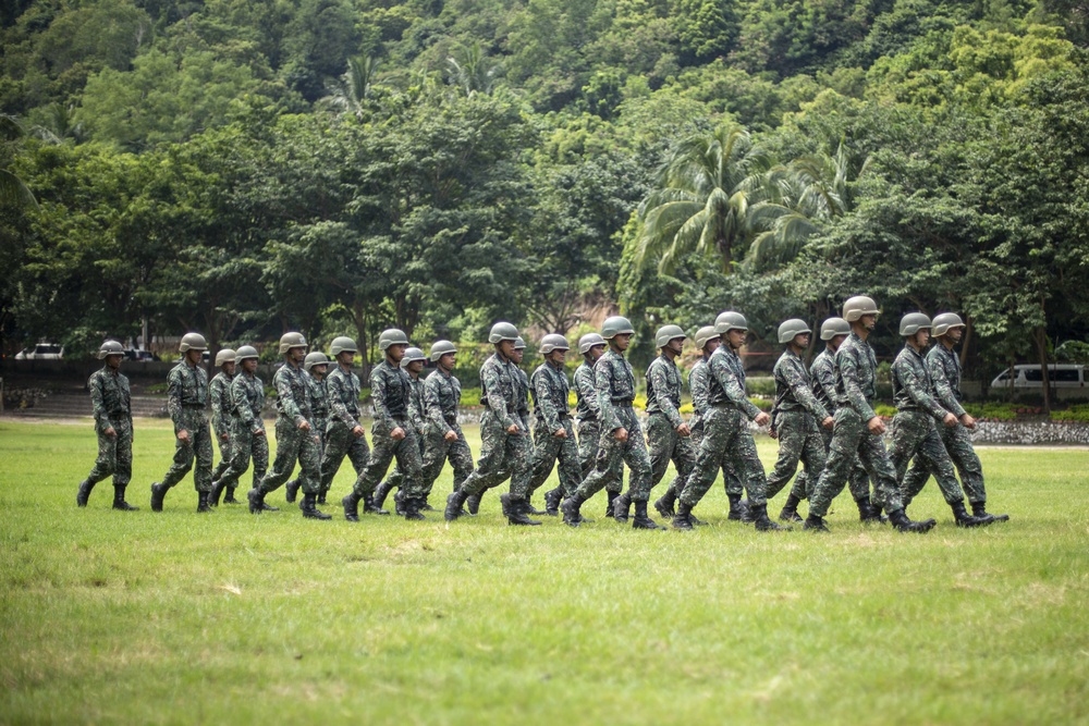 U.S. Marines participate at Marine Base Gregorio Lim, Ternate, Philippines exercise KAMANDAG