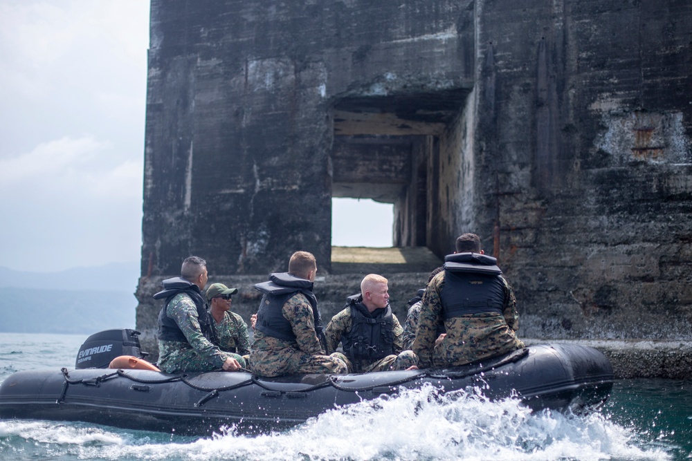 U.S. Marines participate at Marine Base Gregorio Lim, Ternate, Philippines exercise KAMANDAG