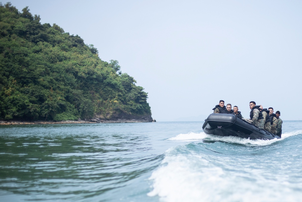 U.S. Marines participate at Marine Base Gregorio Lim, Ternate, Philippines