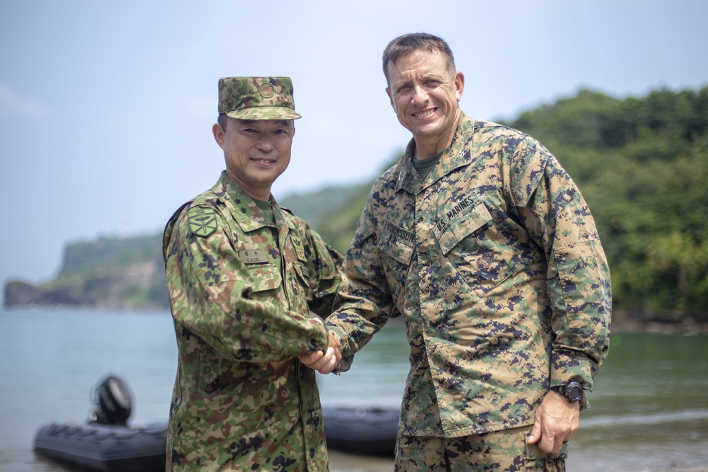 U.S. Marines participate at Marine Base Gregorio Lim, Ternate, Philippines