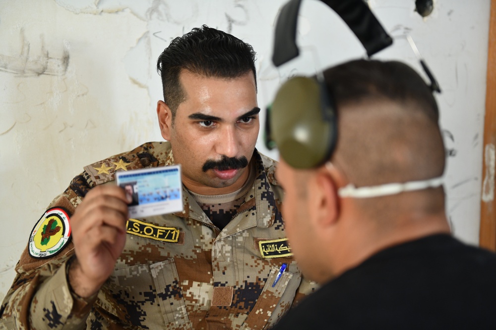 Trainees collect evidence