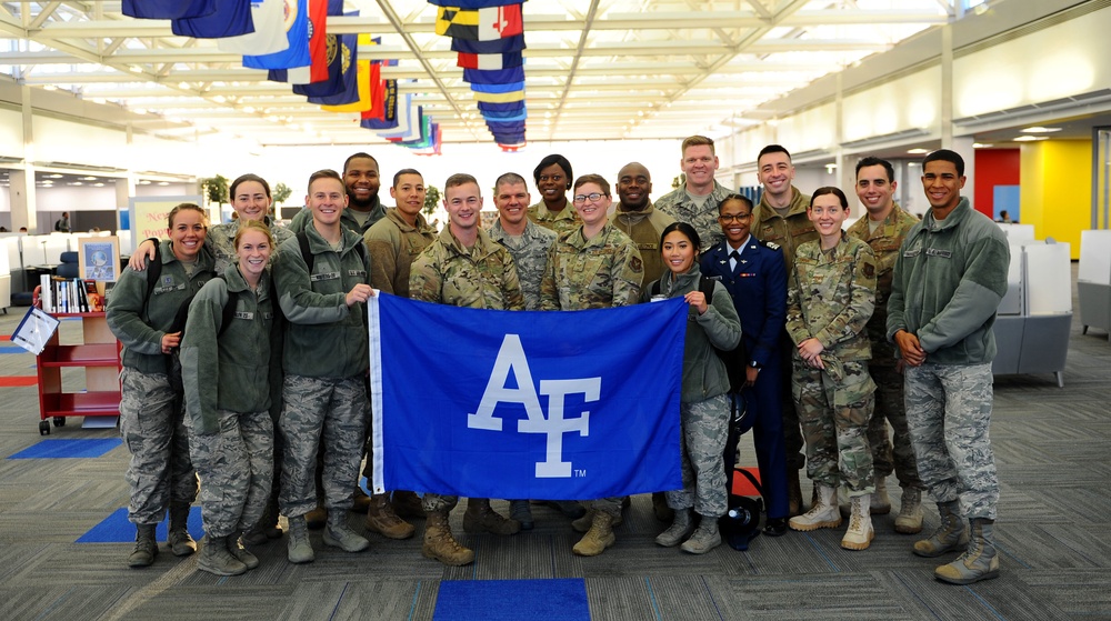 Air Force's 12 Outstanding Airmen of 2019 visit USAFA
