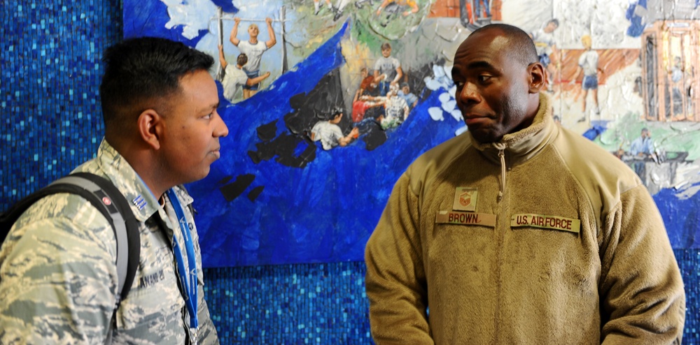 Air Force's 12 Outstanding Airmen of 2019 visit USAFA