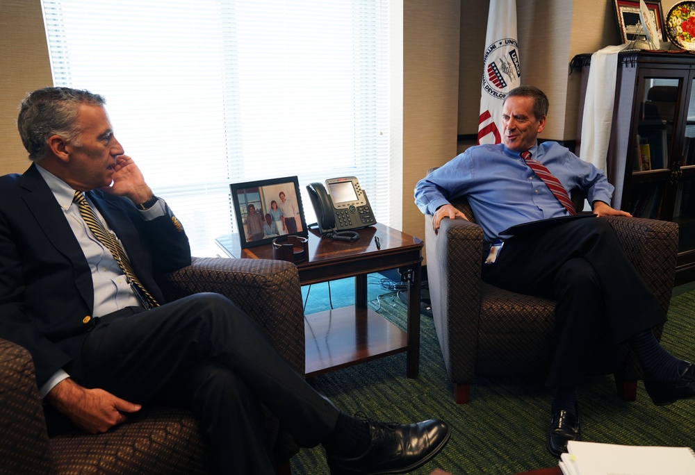USAID Administrator Meets with Colombia Ambassador Philip Goldberg