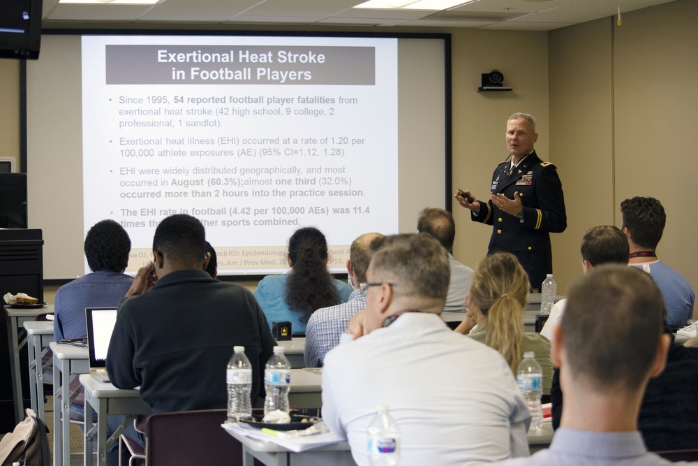 The “Godfather of Sports Medicine” provides exertional illness lecture at NW Arkansas