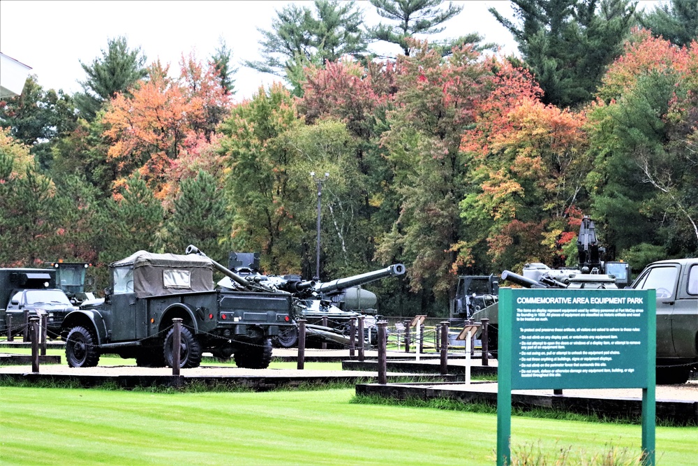 2019 Fall Colors at Fort McCoy's Equipment Park