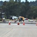 Road repair work at Fort McCoy