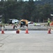 Road repair work at Fort McCoy