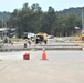 Road repair work at Fort McCoy